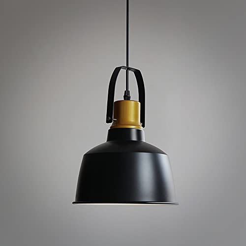 Pendant light monocoupole industrielle vintage pour salon et bureau