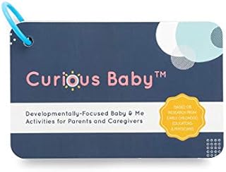 Curious Baby™ Award Winning 40+ Activities for Baby & Me (0-12 Months) | Developmentally-Focused and Stimulating Creative Playtime Ideas for Baby & Me | Includes Black/White High-Contrast Cards