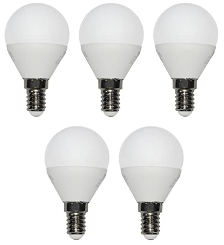 Henergia Lot de 5 ampoules LED à économie d'énergie E14 - 5 x 3 W - 250 lm - Blanc chaud 3000 K