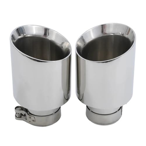 Embout échappement inox 51mm universel pour sublimer la finition de votre auto