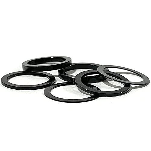 Jet BMX Crank Spindle Axle Spacers Kit Black 19mm Cover