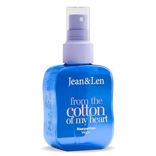 Jean & Len Haarparfum From the Cotton of My Heart sanfter Duft nach frisch gewaschener Wäsche pflegende Formulierung mit Aminosäuren & Panthenol für natürlich glänzendes Haar vegan 105 ml
