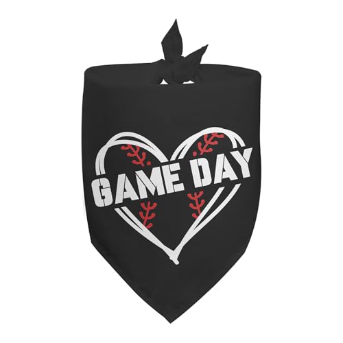 Game Day Dog Bandana Pet Accessories Football Bandana for Dogs Game Day Sports Football Pet Scarf for Small Medium Large Dogs Cats Gifts Ideas for Dogs Sports Lovers