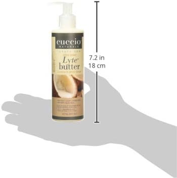 Cuccio - Ultra Sheer Lyte Butter - Coconut and White Ginger - for Unisex - Body Butter - 237ml, 237 ml (Pack of 1) - Image 4