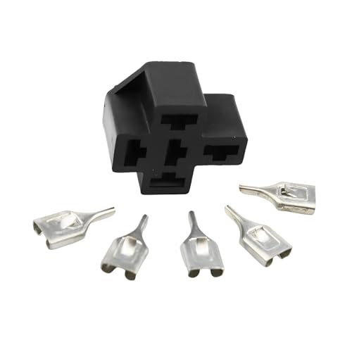 Terminal de 6.3mm pour prise de relais de voiture 5 broches et support pcb