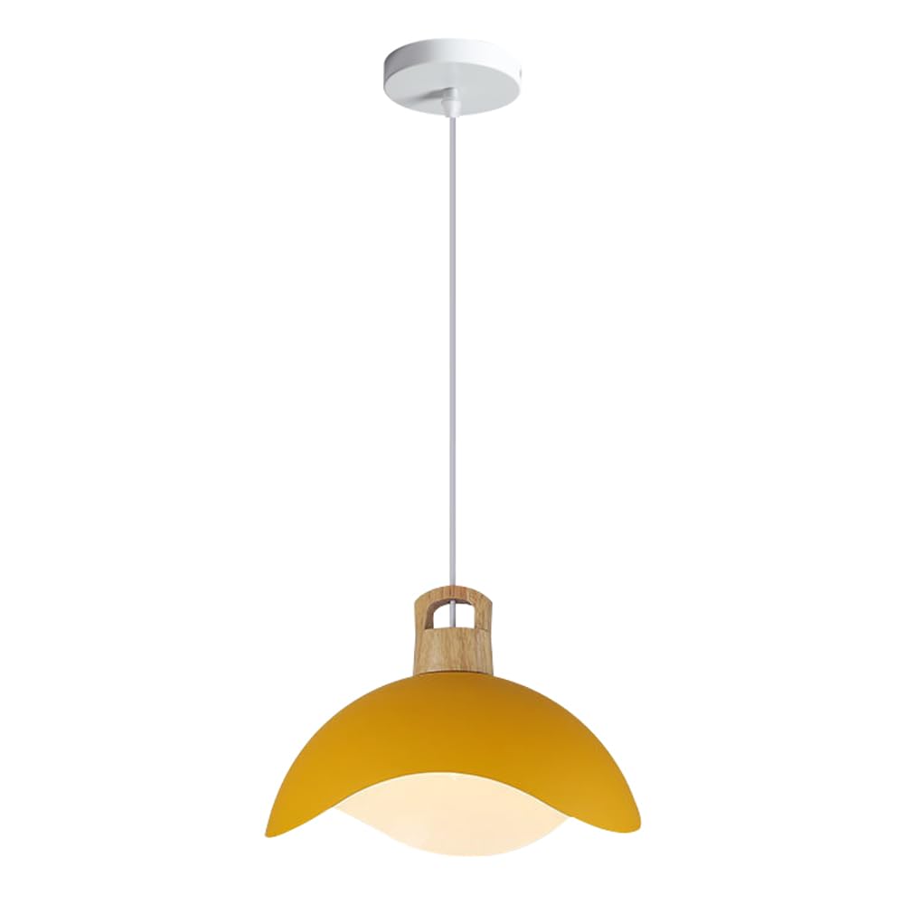 KBUUKYYXouy Modern Industrial Style Chandelier, Personalized Metal Pendant Lamp Lampshade, E27 Base Single Head Hanging Light, Living Room Bedroom Bar Decoration Lighting Fixtures