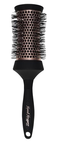 Denman (Large) Thermo Ceramic Hourglass Hot Curl Brush, Hair Curling Brush for Blow-Drying, Straightening, Defined Curls