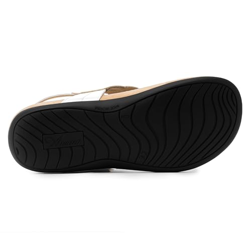 Image of Athlefit Orthopedic Sandals for Women Summer Adjustable Orthotic Thong Sandals with Arch Support