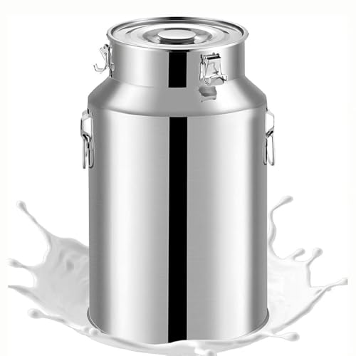 Bidon À Lait Inox 5l, Bidon Lait Inox De Transport De Lait De Ferme Bidon De Baratte,Capacity-5L