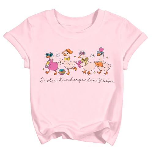Image of First Day of Kindergarten Shirt Toddler First Day of School Tee Boy Girls I'm Ready for Kindergarten Tops