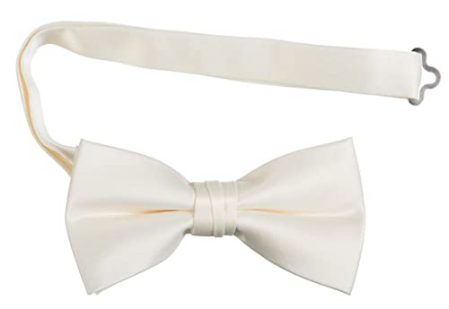 Tuxgear Boys Bow Tie And Adjustable Stretch Suspender Sets, Ivory, 30" Boys (Ivory, 30" Boys) #TOP7