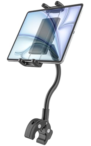 Kolasels Spin Bike Tablet Holder, Gooseneck Tablet Holder