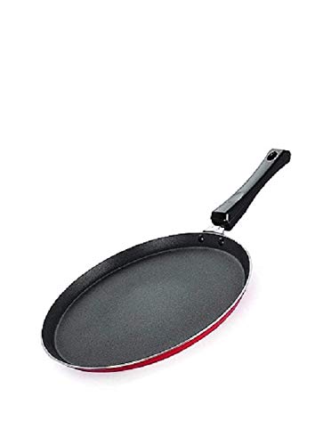 SEREE Dishwasher Safe Aluminum NonStick Flat Dosa Tawa 28 cm(3_mm)