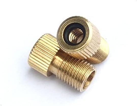 2 Pcs Valve Adapter Converter Road Bike Bicycle Pump Tube Ring Seal Cycle Accessory Needle Converter