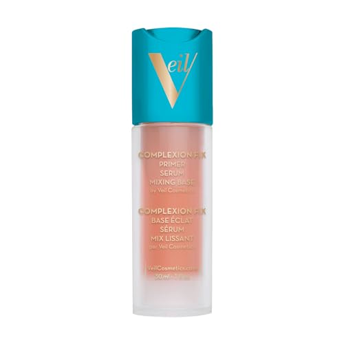 Veil-Cosmetics-Complexion-Fix-3-in-1-Primer-Serum-Mixing-Base-Primer-Pore-Minimizing-Hydrate-Brighten-Soothe-Smooths-Wrinkles-Fine-Lines-Extend-Makeup-Wear-Vegan-Beautiful-Skin Veil Cosmetics Complexion Fix 3-in-1 Primer - Serum, Mixing Base, Primer - Pore Minimizing - Hydrate, Brighten & Soothe - Smooths Wrinkles & Fine Lines - Extend Makeup Wear - Vegan - Beautiful Skin - Image 1