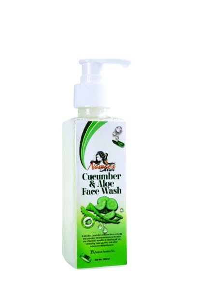 Nomees Dhruvi Cucumber & Aloe Face Wash | Size - 200 ML | RRND-FW200007-10