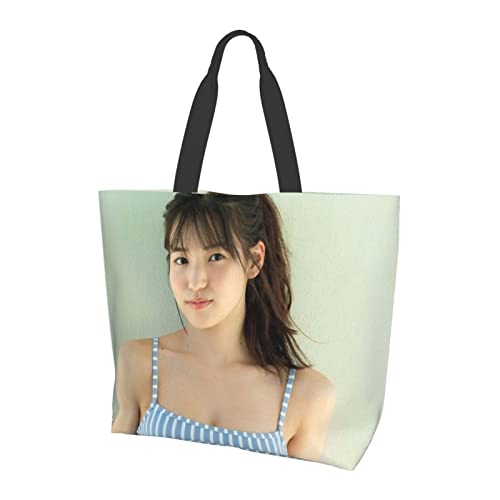 下尾みう1 人気 手提げ ショルダー 斜掛け バッグ 大容量 軽量 携帯便利多機能 ショルダーバッグ エコバッグ 買い物袋 ワンショルダーコンビニエンスバッグ 大容量ショルダーバッグ