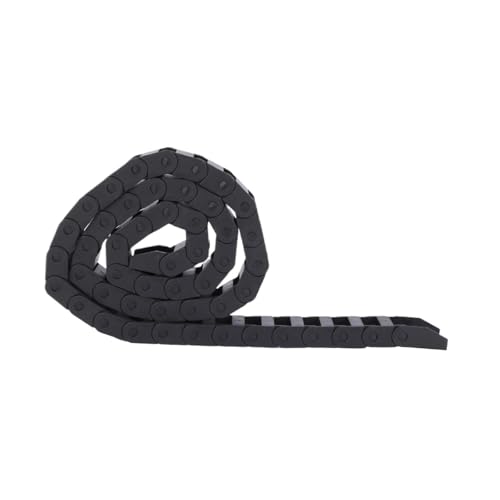 Chaîne porte-câbles ouverte des deux côtés B17B 10x20 mm en nylon noir