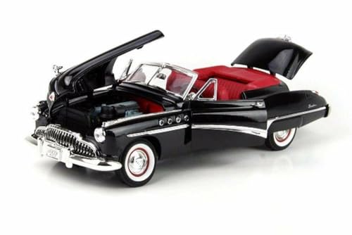 Modelo de autos 1949 Roadmaster Black 1:18 miniatura 1