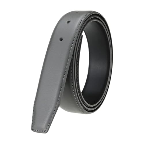 Belt Strap for Men PU Leather 3.3cm Width Formal Dress Belt Strap