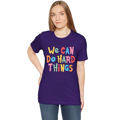 We Can Do Hard Things Back to School T-Shirt for Men Women Boys Girls Kids Funny Gift for Teachers Students2