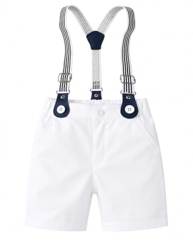 Image of Kids Boys Printed Cotton Short Sleeve Collared Neck Ethnic Wear Spandex Shirt & Shorts with Bow tie.
