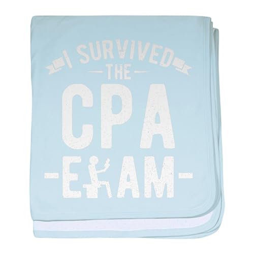 CafePress I Survived CPA Exam Baby Blanket