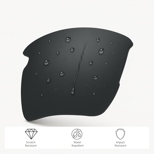 Image of Dynamix Polarized Replacement Lenses for Oakley Half Jacket 2.0 XL | Easy To Install | Fit Perfectly | Solid Black