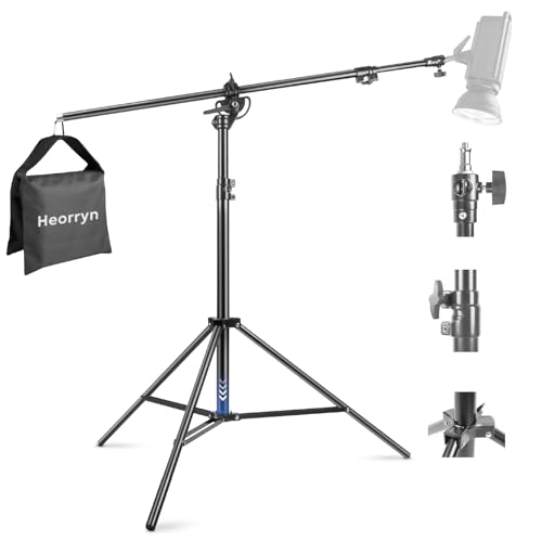Trépied photo en aluminium 400 cm avec amortisseur à air durable
