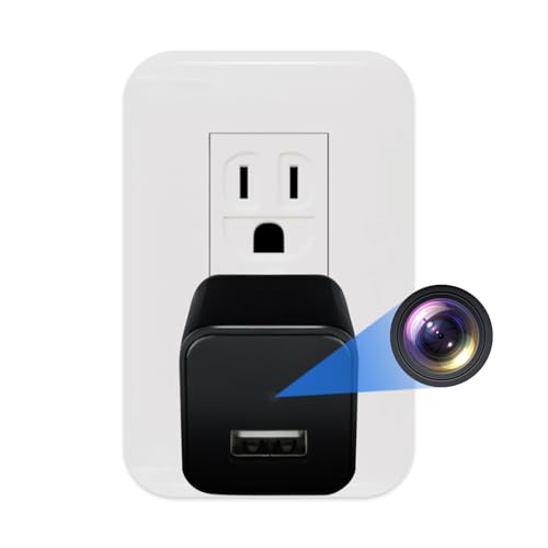 hoyaliro ACアダプター 小型カメラ 隠しカメラ スパイカメラ 防犯カメラ 1080P...