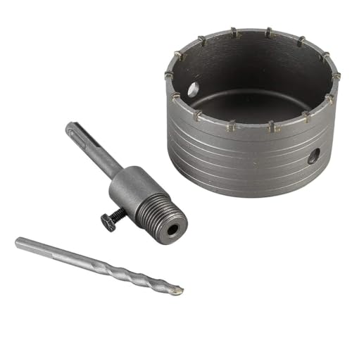 Foret Carottier 68 mm, Kit De Scie Cloche Pour Béton, Brique Et Maçonnerie,Foret Mural Pour Scie Cloche à Béton,Foret Carottier Pour Perforateur,Foret Pour...