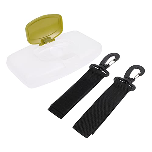 SUPVOX Portable Baby Wipes Box Stroller Hook Dispenser for Outdoor Use Easy Access Prevents Wipes from Drying
