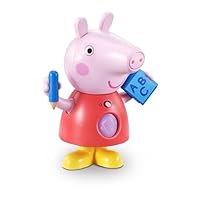 VTech Peppa Pig: Move and Learn Peppa, Official Character, Interactive Learning Toy, Learn Letters, Numbers and Fun Facts, Lights, Songs & Sound Effects, For Kids Aged 3, 4, 5+ Years, English Version