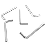 Luomorgo 5 Pcs 8mm/5/16 Inch Allen Wrench, L Shaped Hex Key Wrench, Heavy Duty Steel Hexagon Wrench Tool for Repairing, Installation