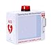 Philips AED Wall Mount Cabinet – Custom-Fit for Philips AED Models | Alarm & Lock Features| Mounting Hardware Included | AED Not Included (White)