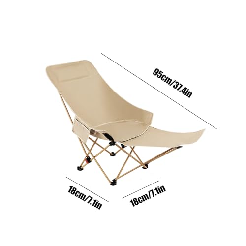 Chaises de camping extérieur légères réglables | Fini le mal de dos en chaise pliante - 7