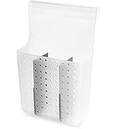 madesmart Overdoor Hair Tools Organizer with Dividers - Grey, Frost | BATH COLLECTION | Storage f...
