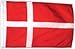 Fahne Flagge Dänemark 30 x 45 cm