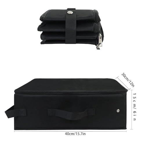 Portable Cat Travel Litter Box with Zipped Lid, Foldable Travel Litter Box, No Leakage, No Smell, Waterproof, Easy to Carry, Easy to Use in Hotels, Car - Image 3