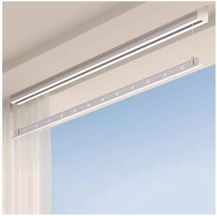 Ceiling Mounted Electric Clothes Dryer with Remote Control, Aluminium & Steel, Adjustable Height, Surface Mounted Invisible Clothes Hanger for Balcony, Indoor, Laundry(1.5m)