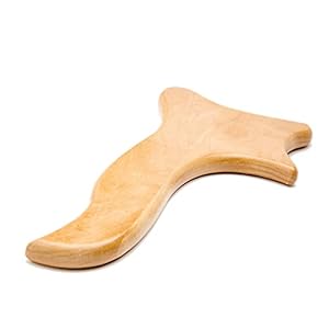 Bounabay® Wooden Gua sha Lymphatic Drainage Massager,Larger Body,Back and Neck Gua Sha Therapy Massage Tool Kit for Body Shaping, Health, Household Care
