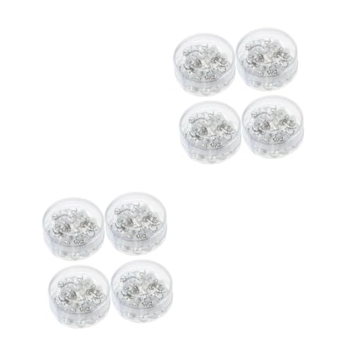 Alipis 2sets Bed Sheet Fastener Clips Spiral Upholstery Pins Bed Sheet Nails for Sliding Covers 4boxes*2