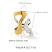 kepvrio Chunky Rings for Women,Gold Silver Two Tone Asymmetrical Wavy Curve Open Ring Dainty Adjustable Stainless Steel Wrap Around Ring Fashion Minimalist Statement Jewelry Accessories Style4