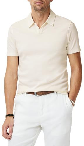 Polo John Varvatos Hague en coton haut de gamme pour homme