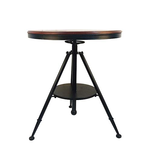 Lifting Coffee Table/Side Table, Solid Wood Table Top, Metal Table Fra