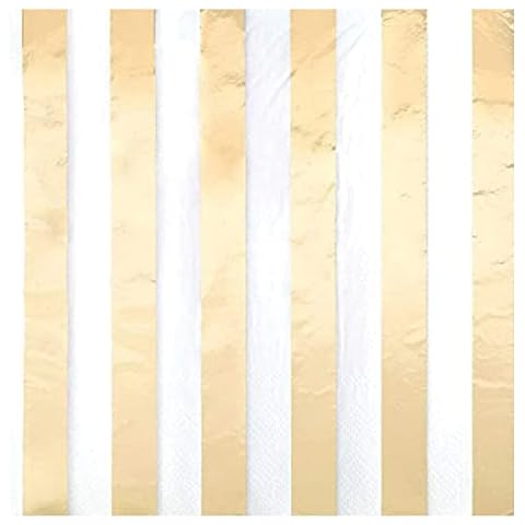 Trimming Shop Metallic Gold Luncheon Napkins Cover