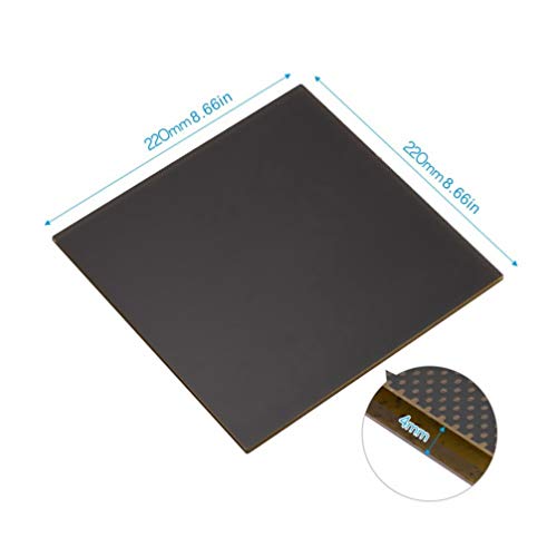 VILLCASE 1 Conjunto de Acessórios de Impressora 3D Compatível Placa de Vidro Especial Básica para An