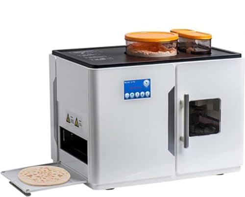 Roti Maker Fully Automatic Chapati Machine, Electric Tortilla Press for Flatbreads, Pancakes & Pita, 110V, Easy to Use Roti Maker for Homemade Flatbreads