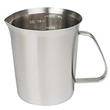 Measuring Cup, Stainless Steel Measuring Cup (16 Ounce/ 0.5 Liter- 2 Cup), Milk Frothing Pitcher,...
