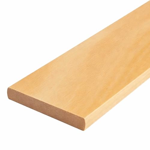SCM Créations Latte 68 cm 680mm Largeur 48mm épaisseur 8mm Bois hêtre Durable | Sommier lit canapé clic clac bz | 7 Plis Rechange Renfort résistant Soutien Matelas